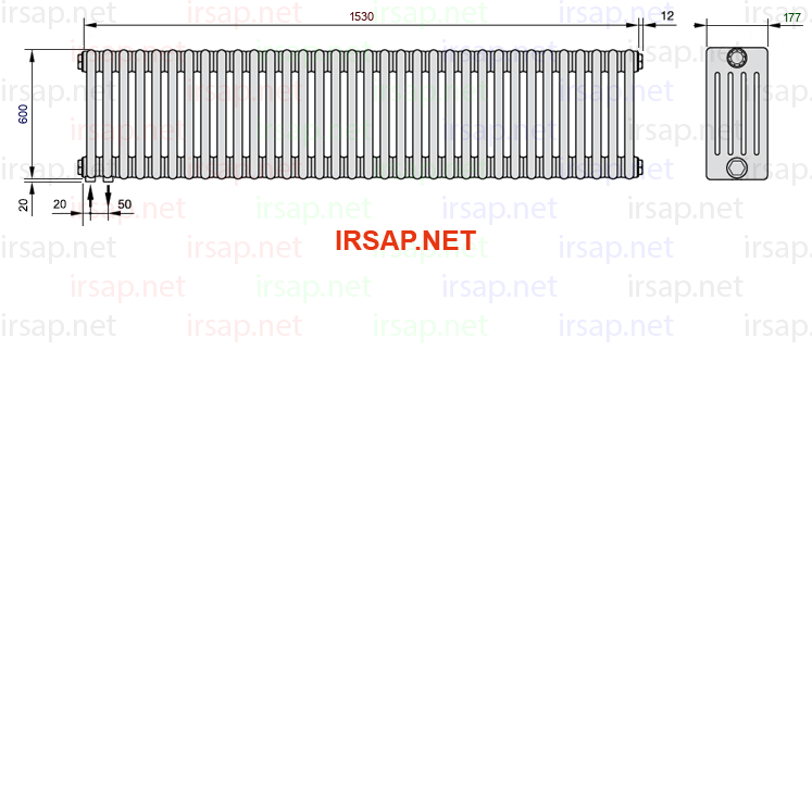 Радиатор IRSAP Tesi 50600/34 T18 CL 01
